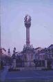 Szombathely, ftr a Szenthromsg szoborral